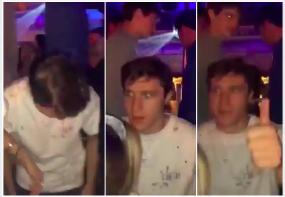 federico chiesa in discoteca