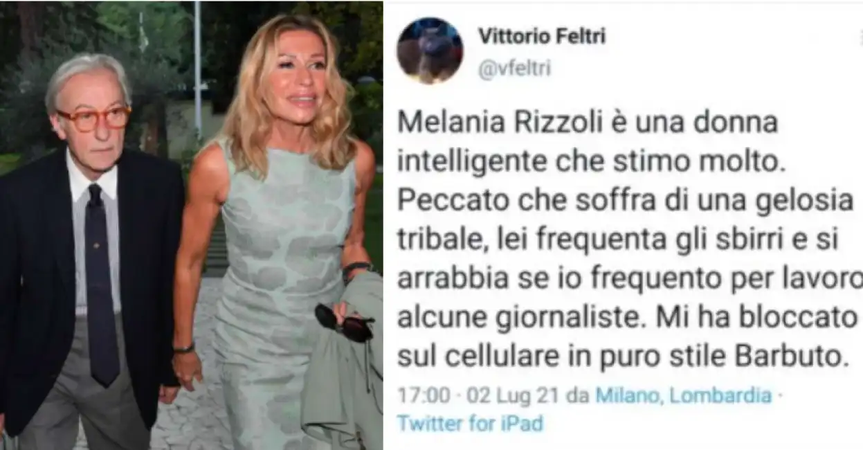 feltri melania rizzoli