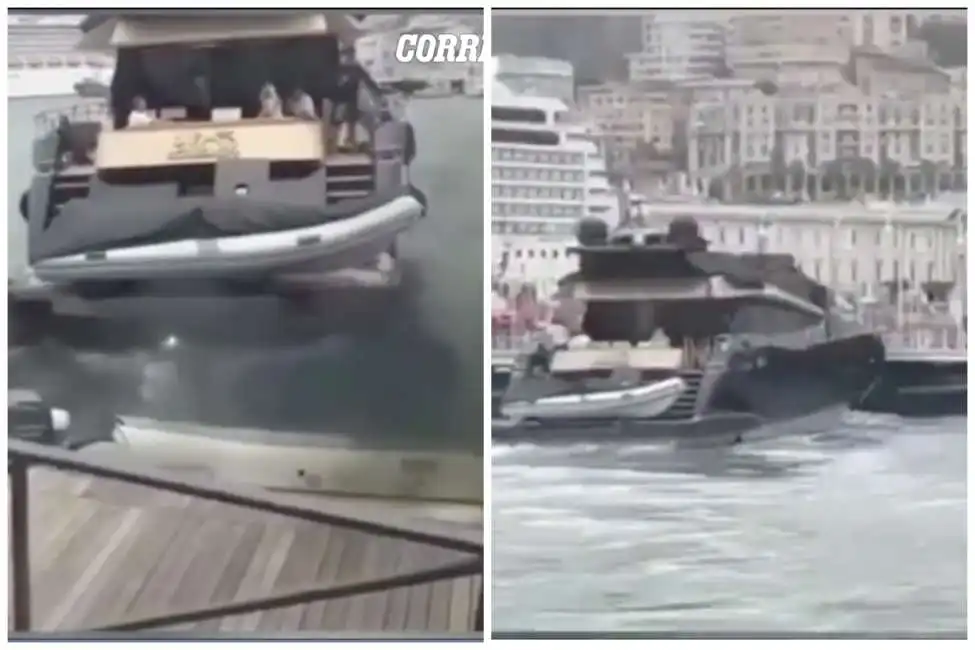 incidente yacht porto genova