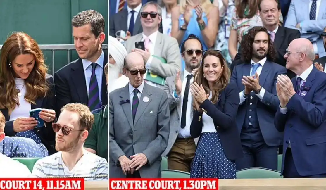 kate middleton a wimbledon