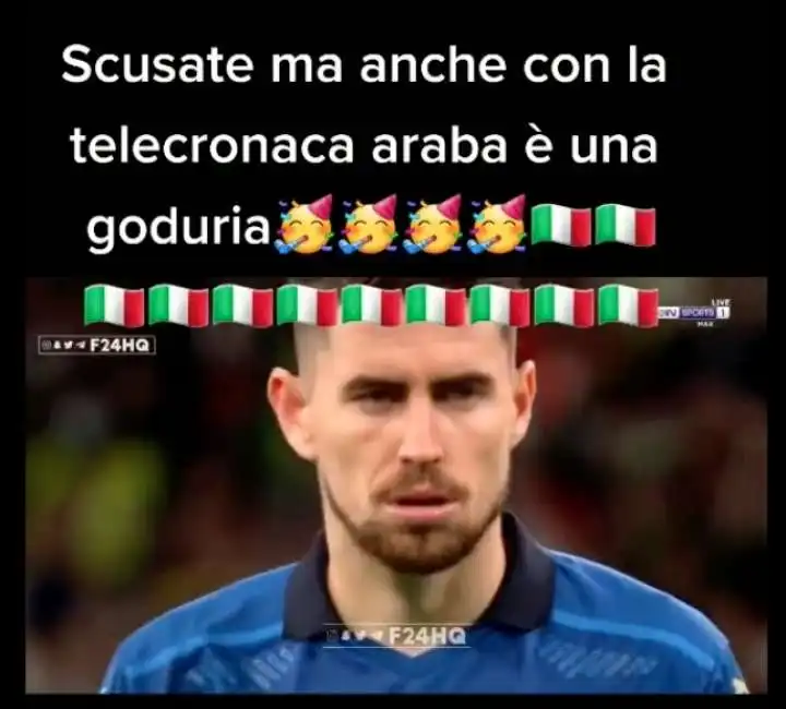 la telecronaca araba dopo il rigore di jorginho