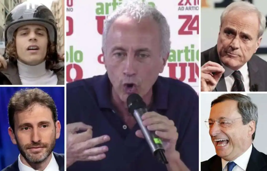 marco travaglio mario draghi francesco merlo ciro grillo davide casaleggio