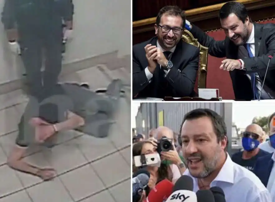 matteo salvini alfonso bonafede santa maria capua vetere