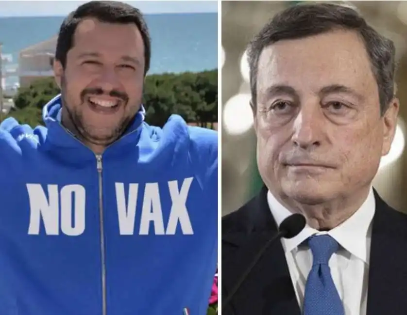 matteo salvini mario draghi