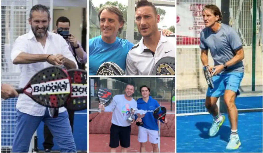 padel mancini totti 