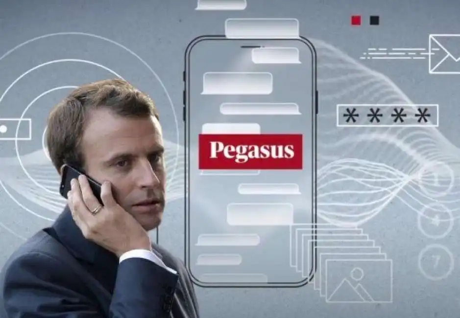 pegasus macron