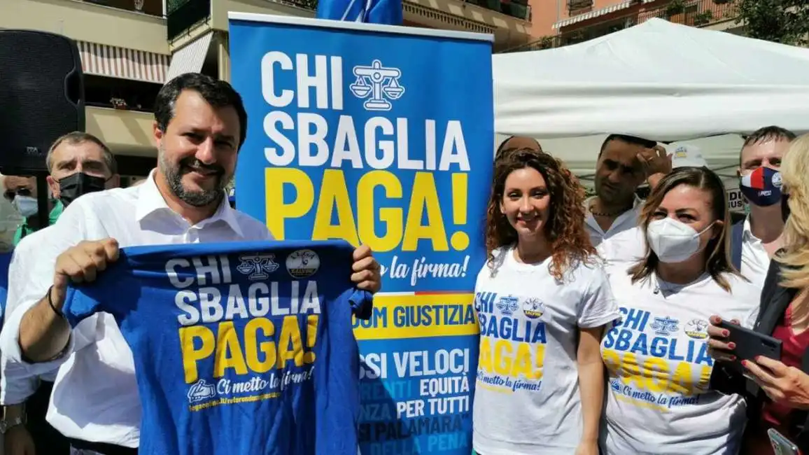 salvini e i referendum sulla giustizia