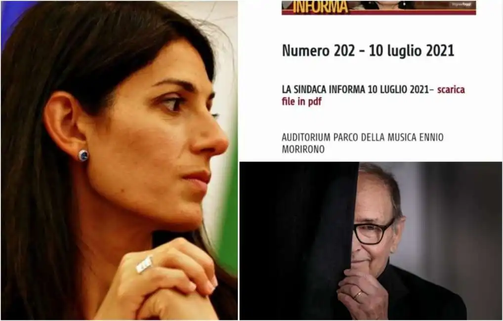 virginia raggi gaffe ennio morricone morirono