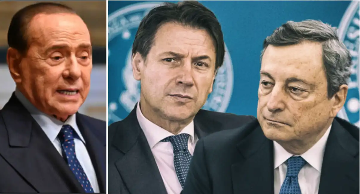 berlusconi conte draghi