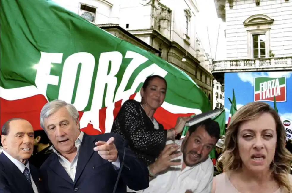 berlusconi salvini ronzulli tajani meloni