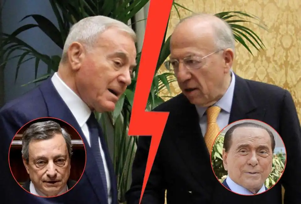 gianni letta mario draghi fedele confalonieri silvio berlusconi 