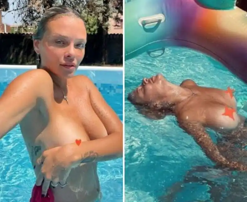 giulia provvedi in topless su instagram