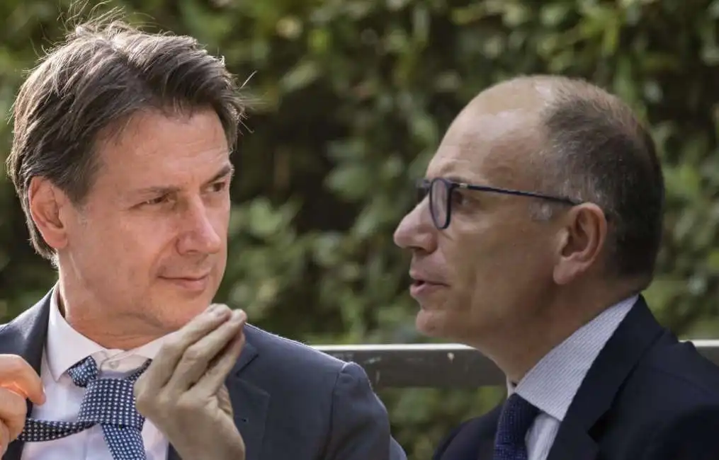 giuseppe conte enrico letta 