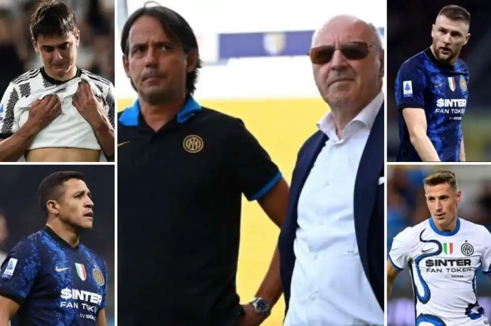 inzaghi marotta dybala skriniar pinamonti sanchez