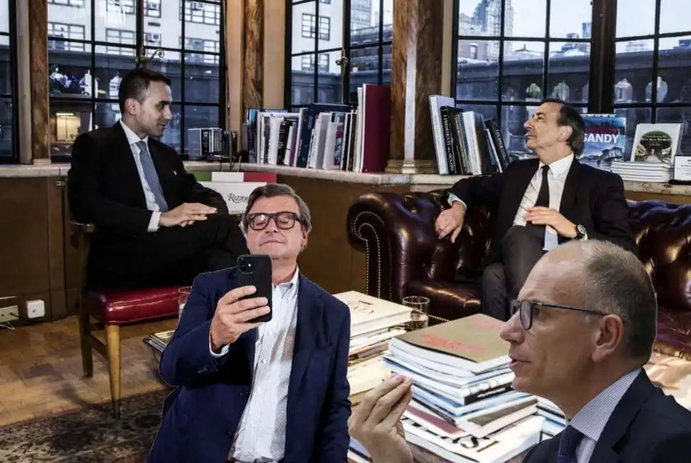 luigi di maio carlo calenda enrico letta beppe sala 