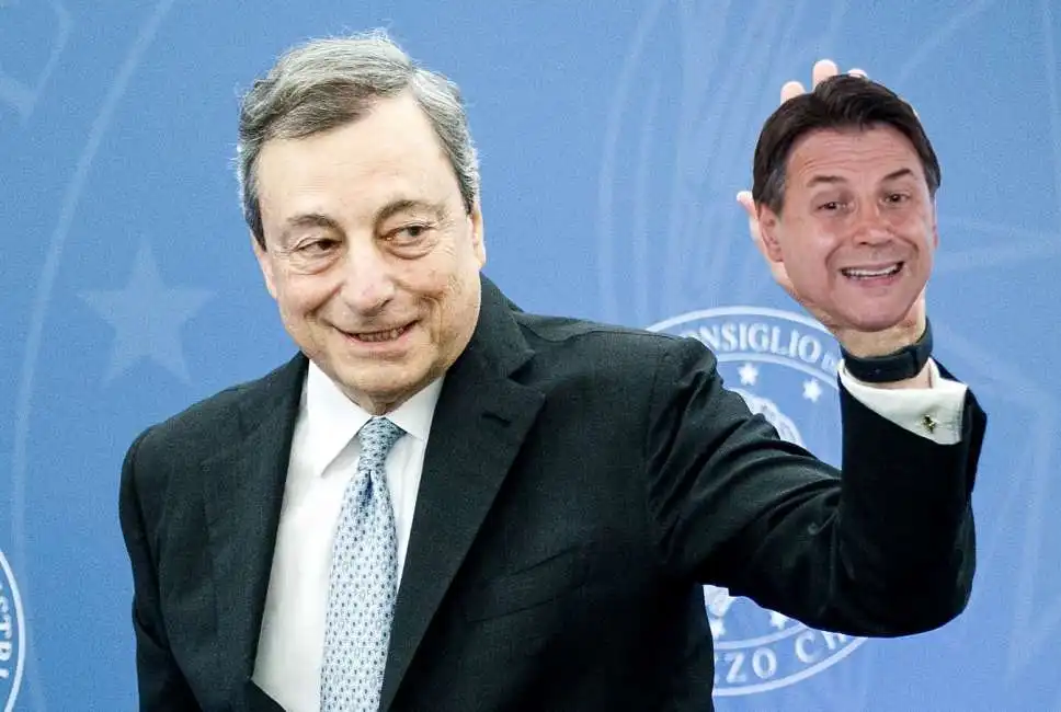 mario draghi giuseppe conte 