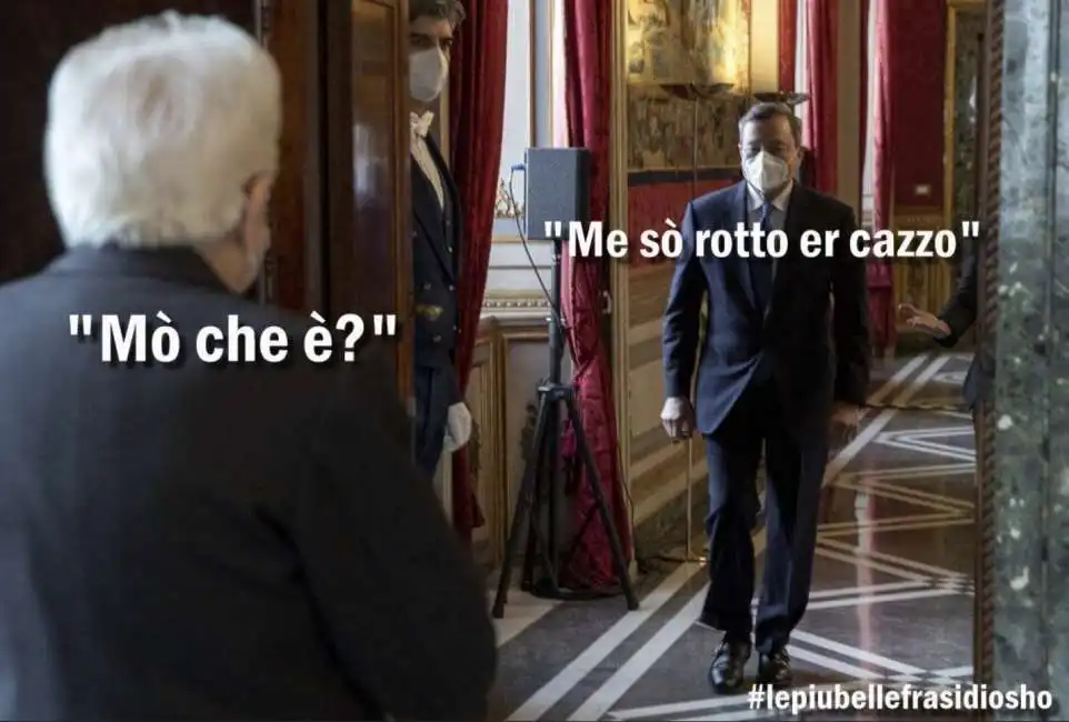 mario draghi sergio mattarella