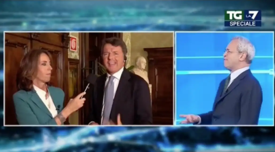 mentana renzi