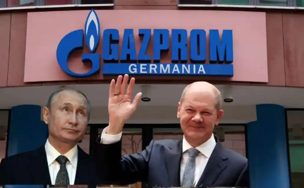 scholz putin gazprom