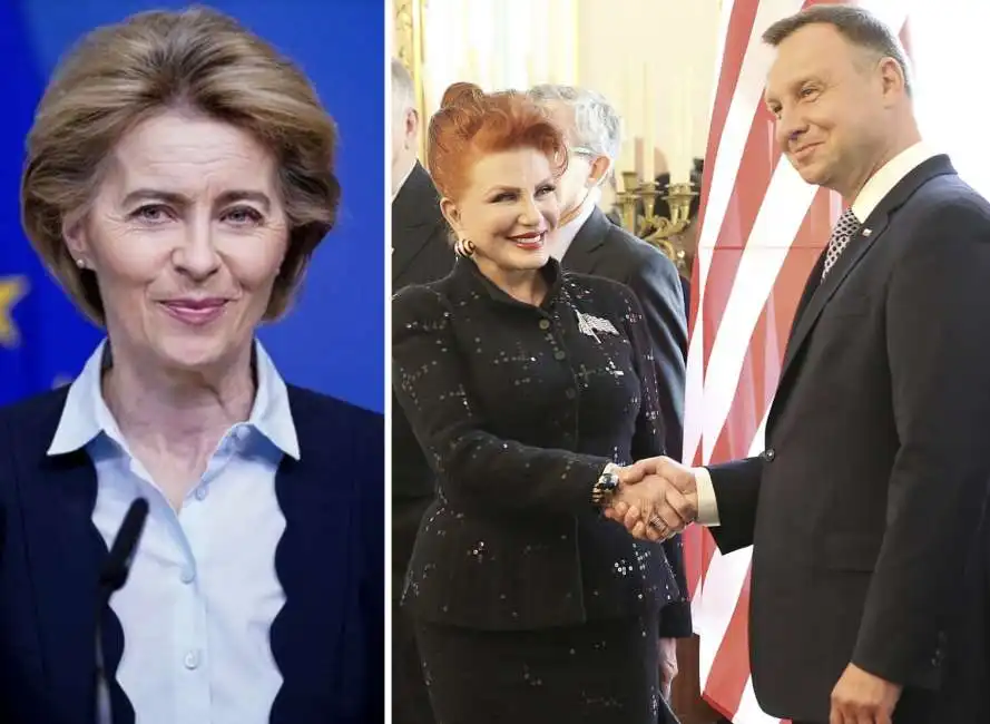 ursula von der leyen georgette mosbacher andrzej duda