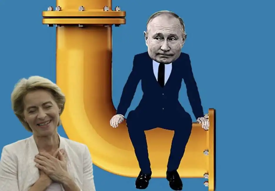 ursula von der leyen vladimir putin gas 