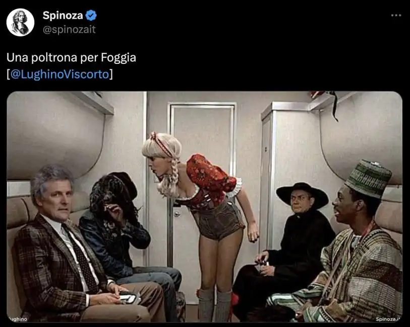 alain elkann in treno per foggia - meme by lughino (spinoza) 