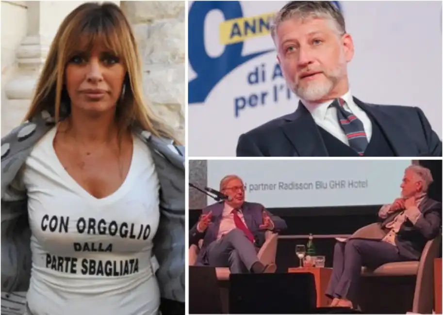 alessandra mussolini giuli morgan sgarbi