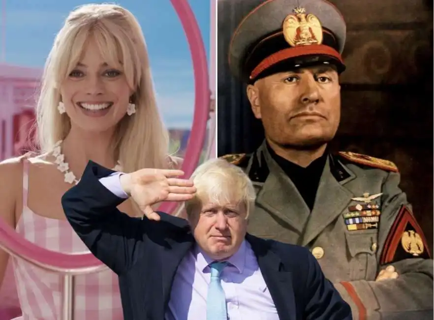 barbie boris johnson mussolini 