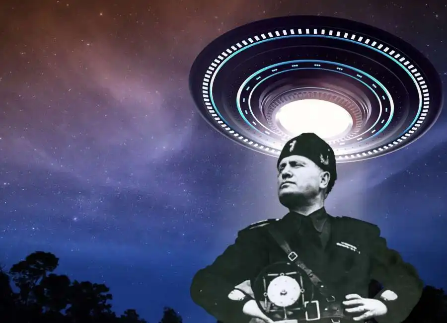 benito mussolini ufo alieni 