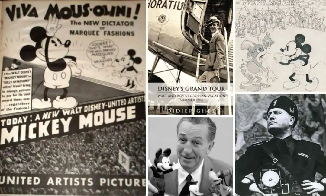 benito mussolini walt disney topolino mickey mouse 