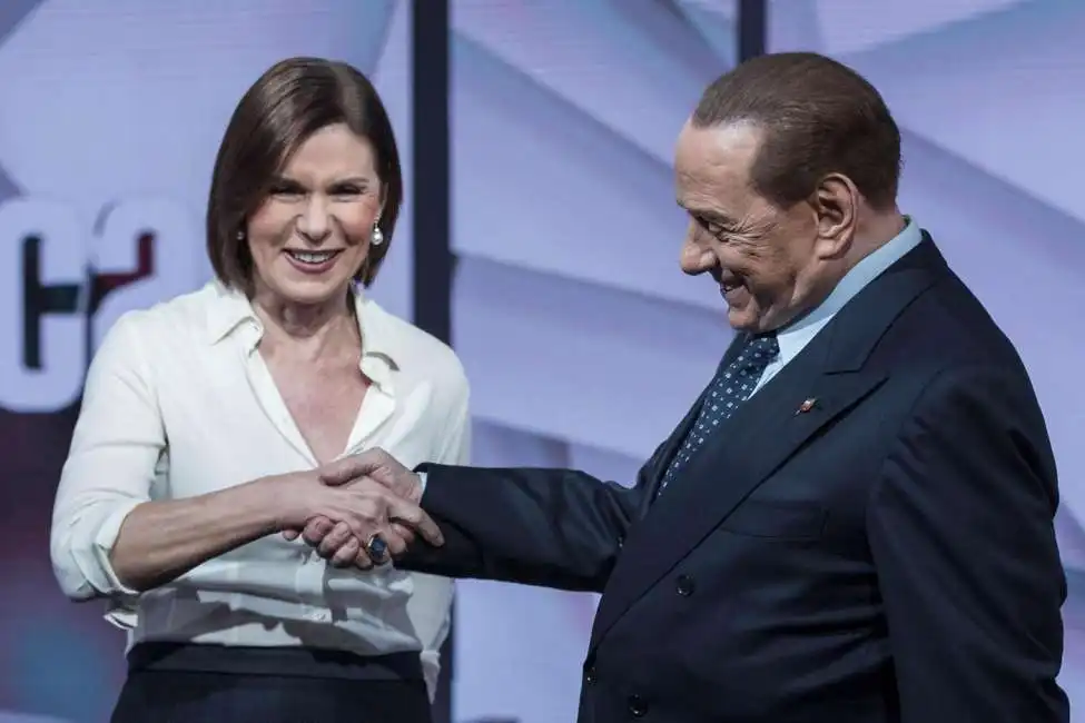 bianca berlinguer - silvio berlusconi 