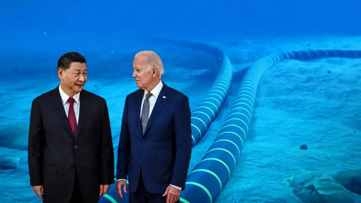 cavi sottomarini internet usa cina joe biden xi jinping