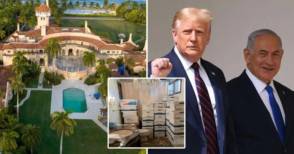 donald trump mar-a-lago benjamin netanyahu 