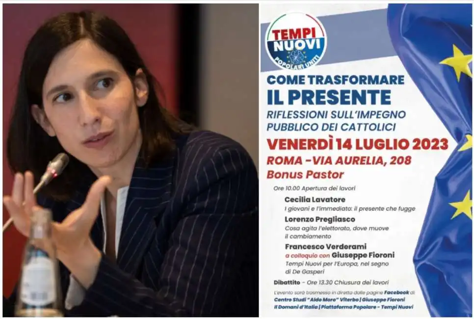 elly schlein convegno cattolici