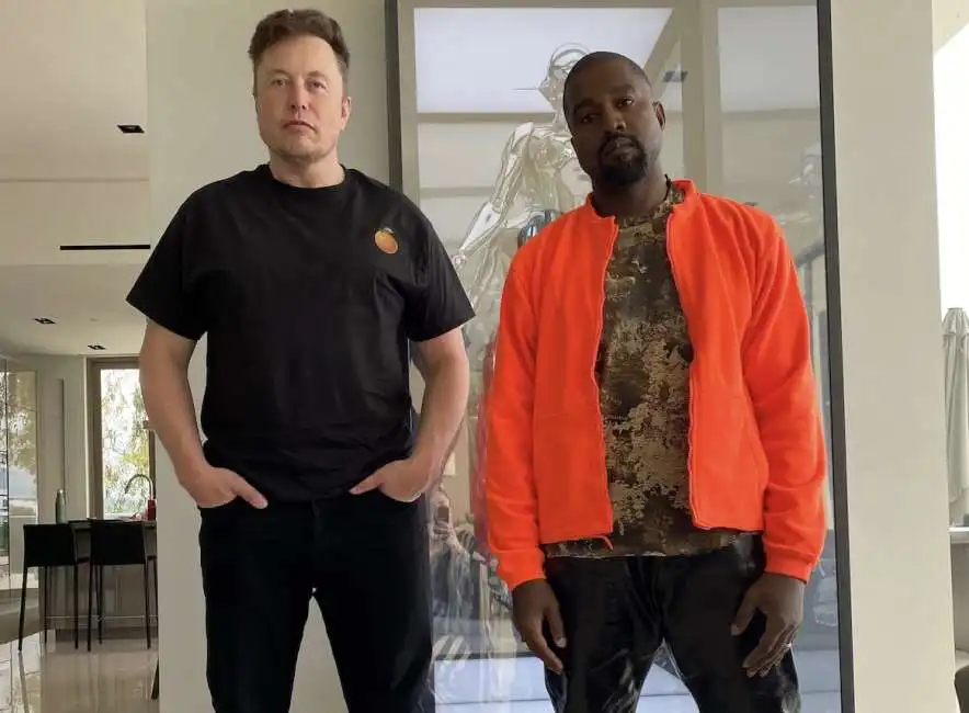 elon musk kanye west