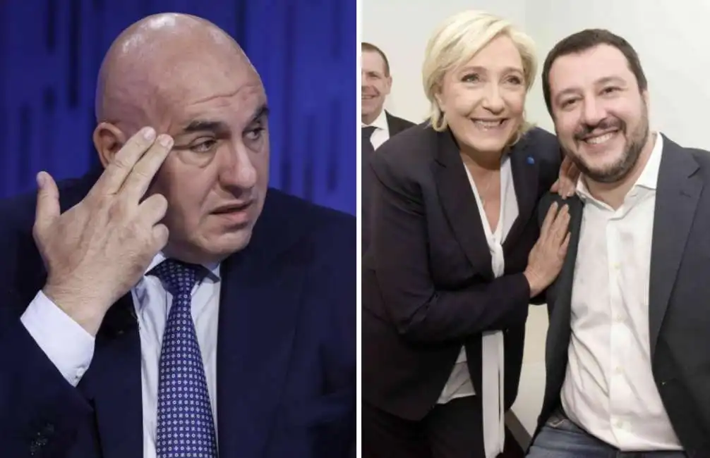 guido crosetto matteo salvini marine le pen 