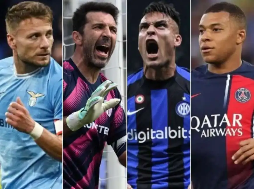 immobile buffon lautaro mbappe 