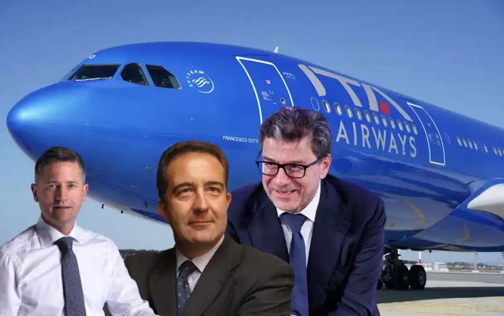 joerg eberhart giancarlo giorgetti antonino turicchi ita airways 