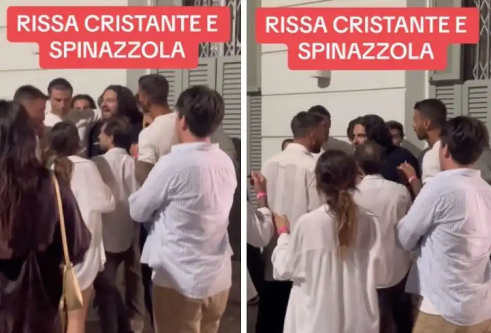 leonardo spinazzola e bryan cristante - rissa sfiorata a forte dei marmi - 2