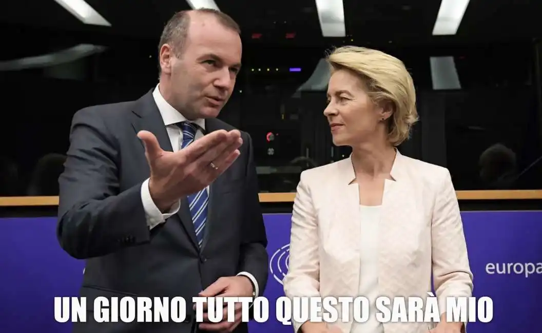 manfred weber ursula von der leyen 