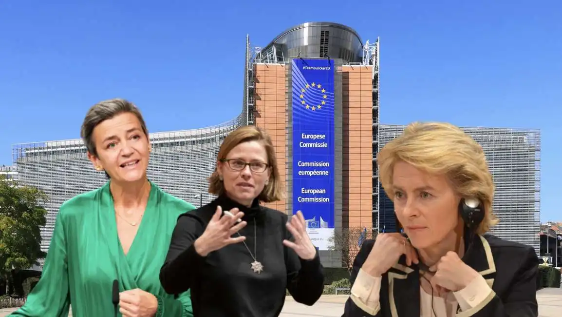 margrethe vestager fiona scott mortone ursula von der leyen 