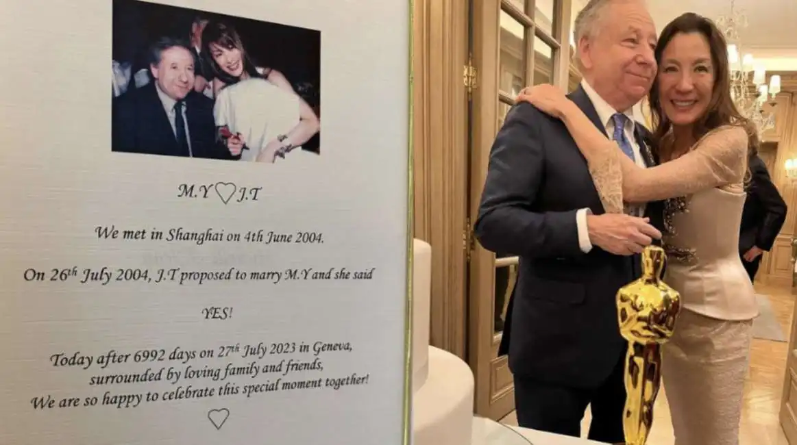 matrimonio michelle yeoh jean todt 