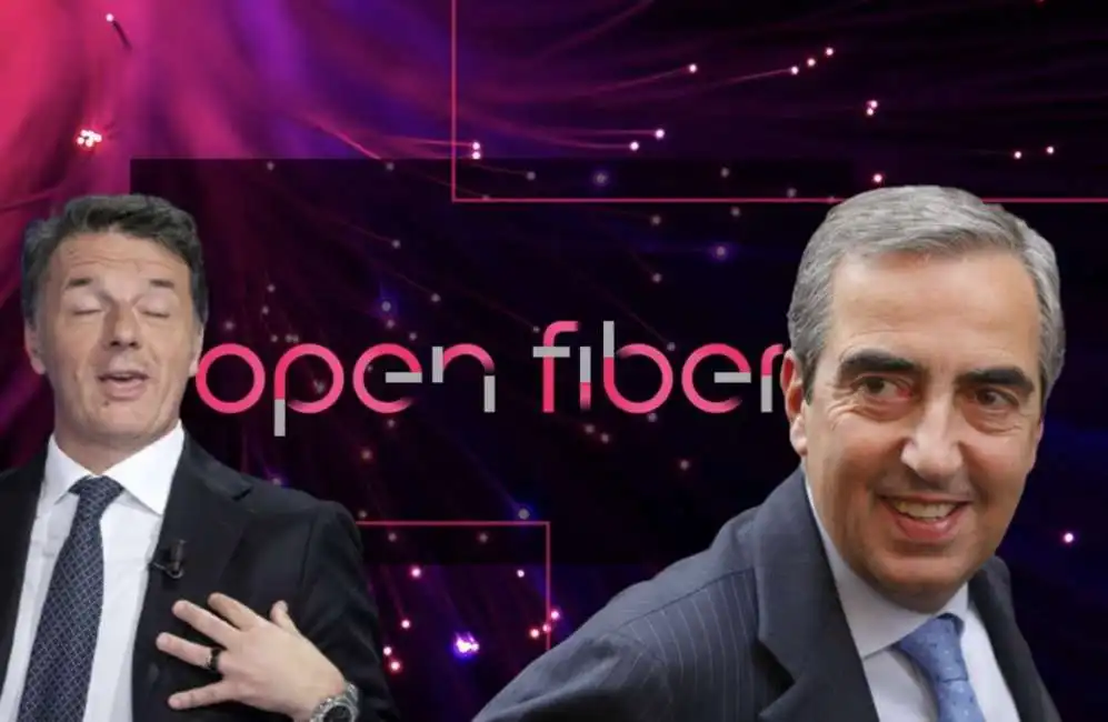 matteo renzi maurizio gasparri open fiber 