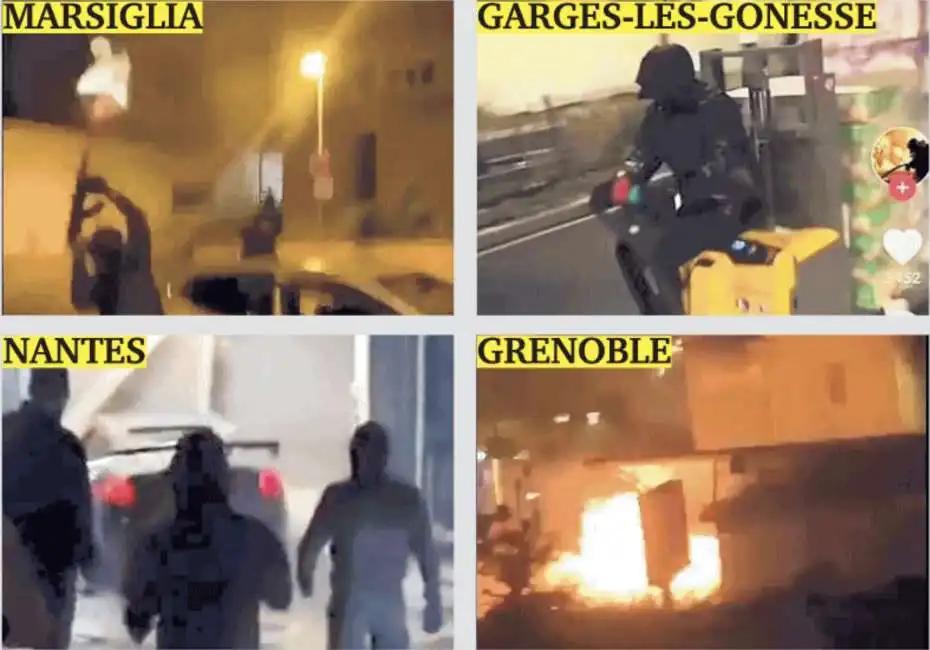 proteste rivolte in francia