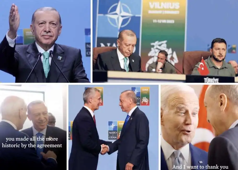 recep tayyip erdogan vertice nato vilnius 