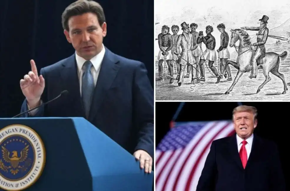 ron desantis schiavitu donald trump