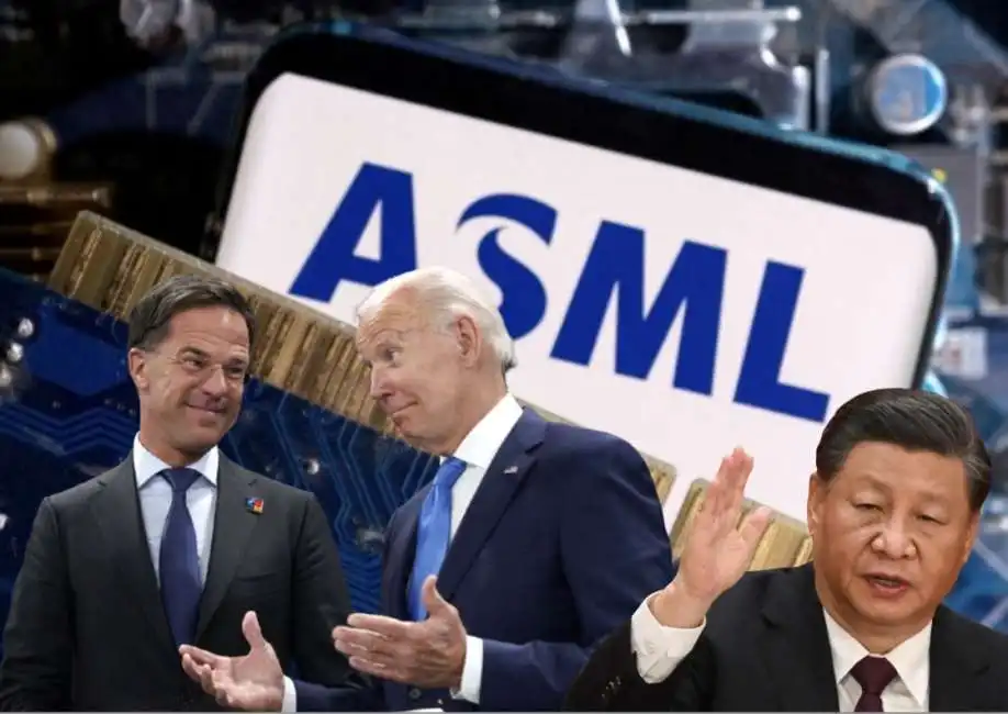 rutte biden asml xi jinping chip microchip