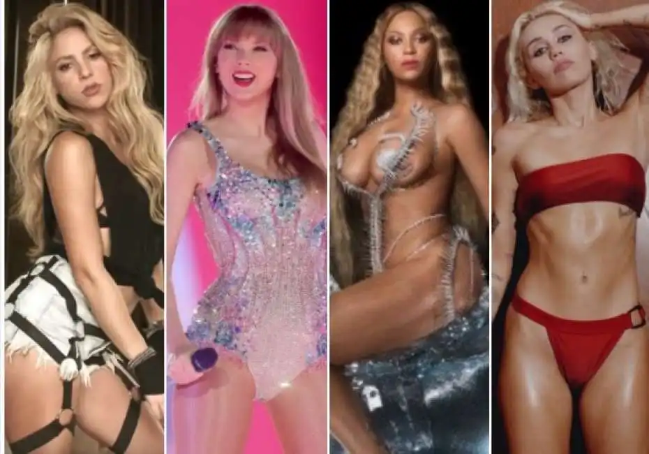 shakira taylor swift beyonce miley cyrus 