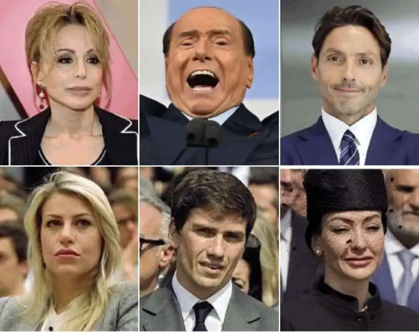 silvio marina pier silvio barbara eleonora luigi berlusconi