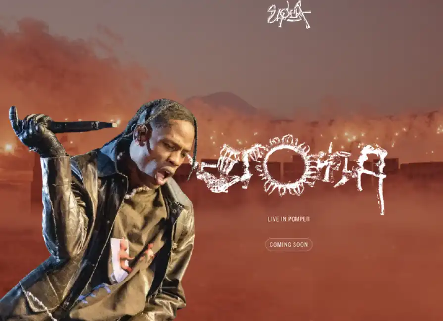 travis scott pompei